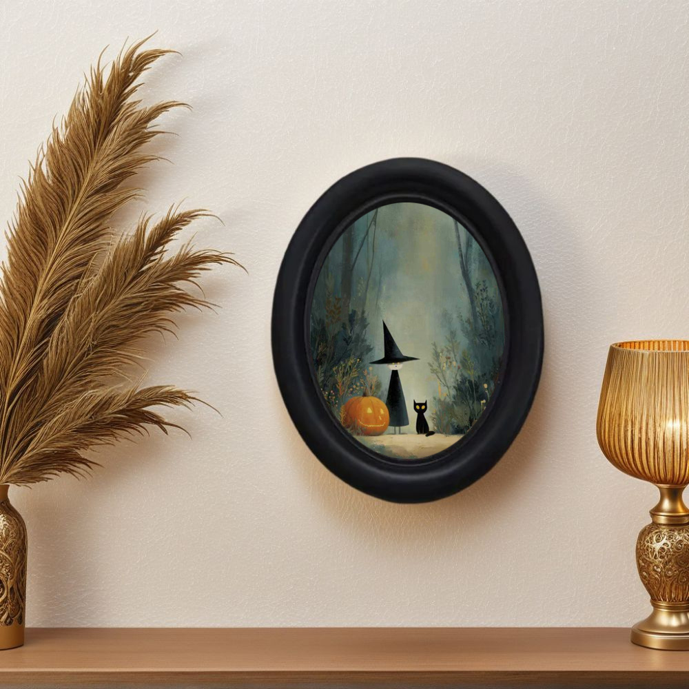Office Furniture And Design - Une sorcière d'Halloween vintage 3D et