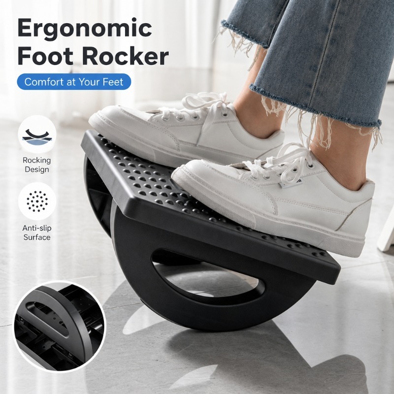 Work Office Furniture - Repose-pieds ergonomique sous le bureau, repose-pieds