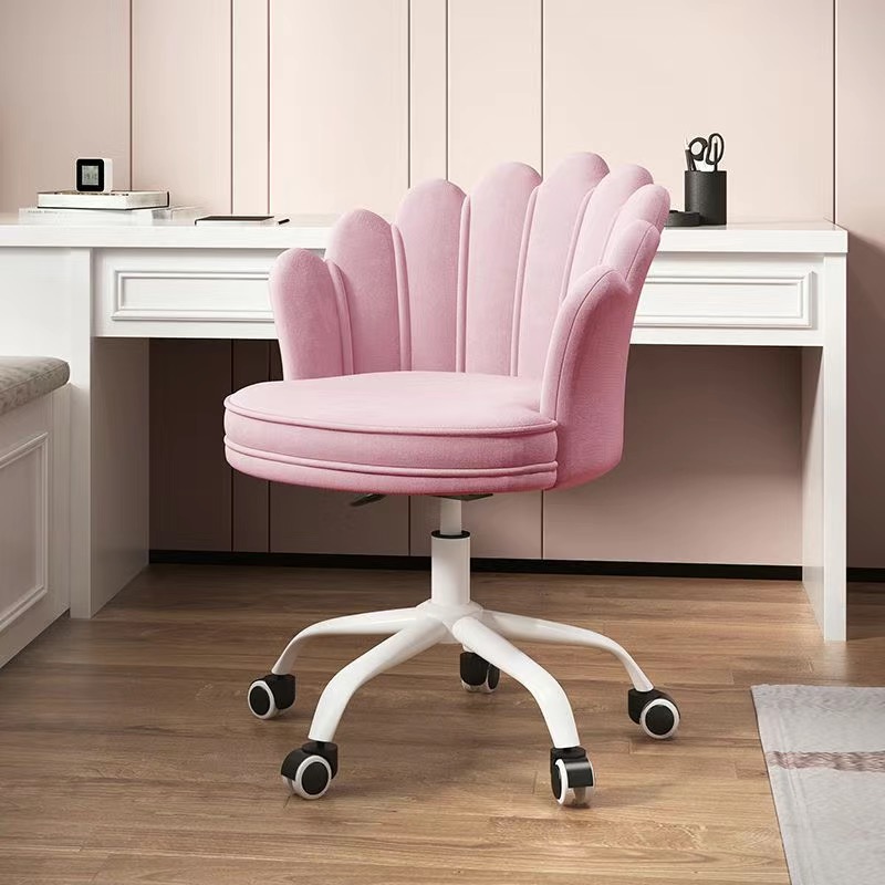 Work Office Furniture - Chaise à dossier en tissu nordique,