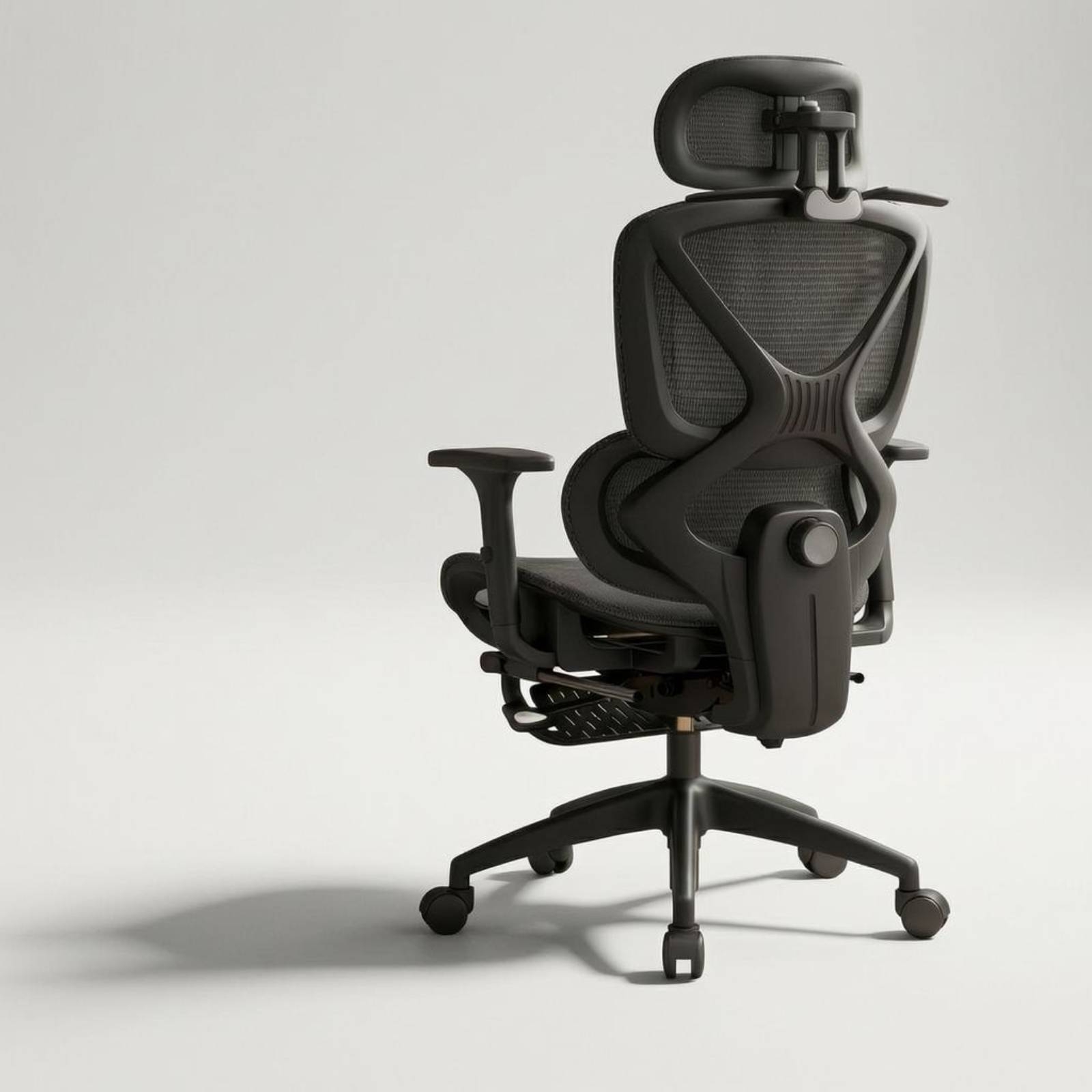 Work Office Furniture - Chaise pivotante à dossier haut avec