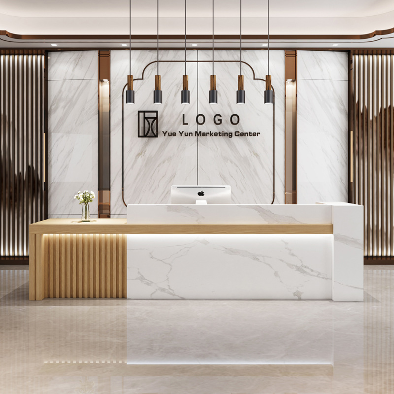 Reception Desk Counter - Compteurs de caisse de réception d'entreprise,