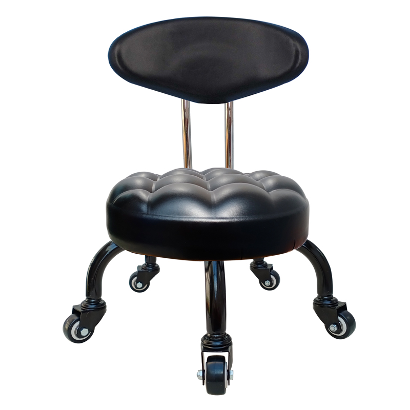 Work Office Furniture - Petit tabouret rond à poulie pour