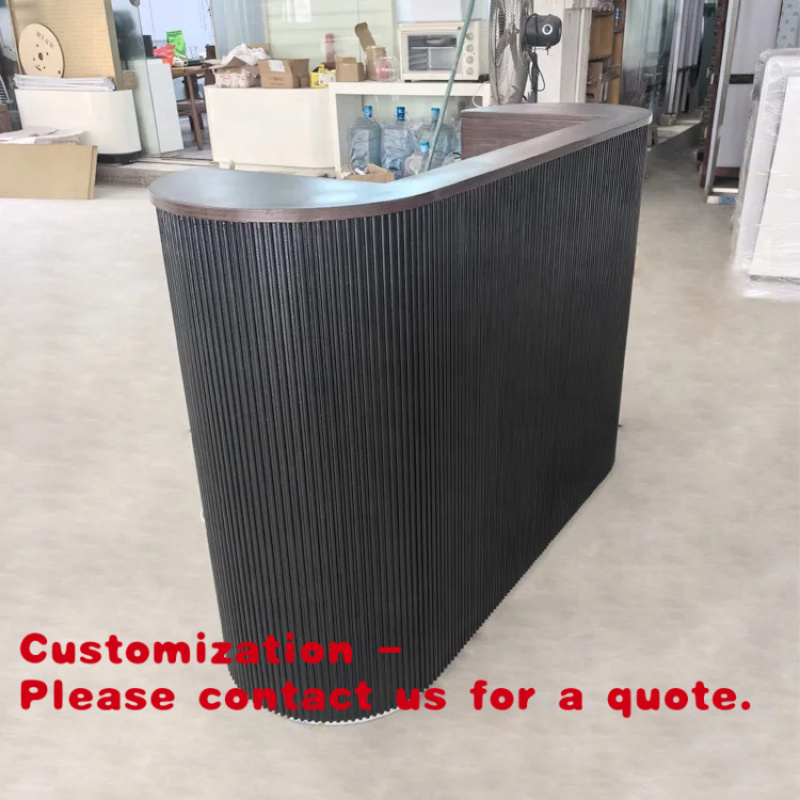 Reception Desk Counter - Comptoir de réception moderne en MDF