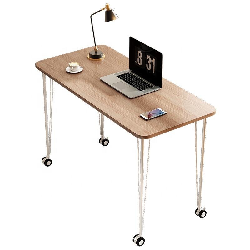 Adjustable Laptop Table - Bureau d'ordinateur mobile avec roulettes, table