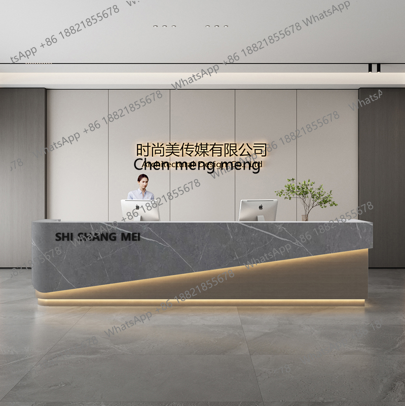 X188 Hall d'hôtel simple et mo - Reception Desk Counter avis et prix