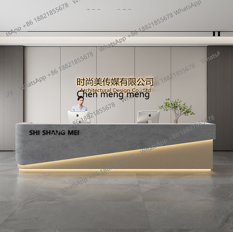 X188 Hall d'hôtel simple et mo - Reception Desk Counter avis et prix