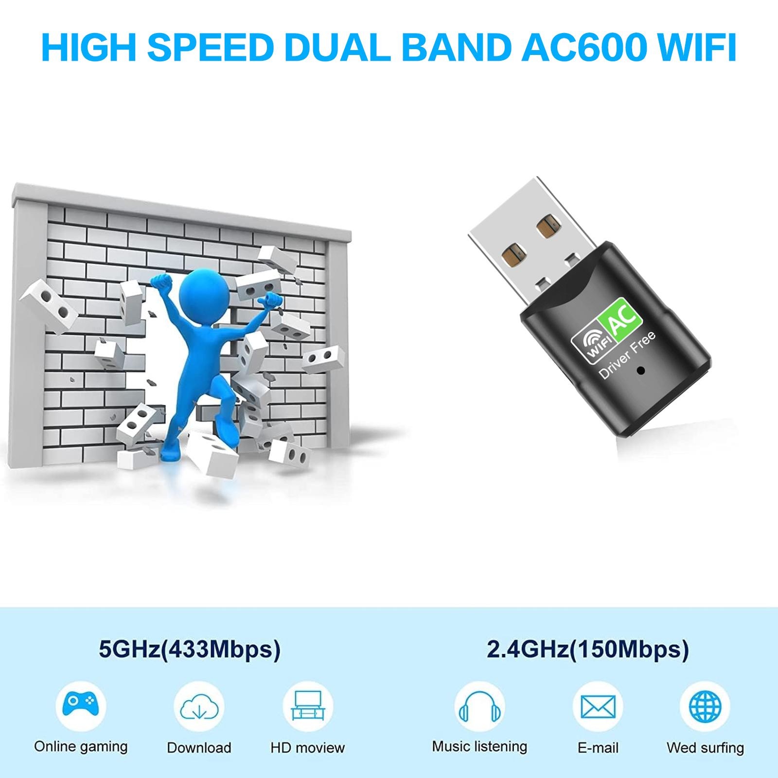 Adaptateur WiFi USB AC600, Min - Adjustable Laptop Table avis et prix